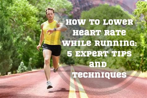 how to decrease heart rate while running